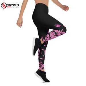 กางเกงโยคะเอวสูงสำหรับผู้หญิงไซส์ใหญ่ ผ้าเนื้อเดียว ยืดได้สี่ทิศทาง ระบายอากาศ แห้งเร็ว ไร้ตะเข็บ ทรงขาบาน สำหรับออกกำลังกายและฟิตเนส - Product Image 5