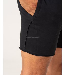 Pantalones cortos deportivos de verano para hombre, informales, de tela de lona con patrón sólido, transpirables, de secado rápido, con cremallera y cintura media - Product Image 3