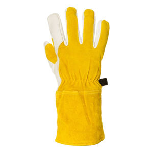 Guantes de Soldadura de Cuero Transpirables y Flexibles con Pantalla Táctil para Uso en Exteriores, Guantes de Seguridad Industrial con Protección Térmica - Product Image 2