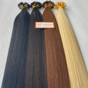 ผมต่อเคราตินบริสุทธิ์บริสุทธิ์สำหรับต่อผมเรมี่ไม่ผ่านกระบวนการต่อผมตรงปลายเรียบมีในสต็อก100% - Product Image 6