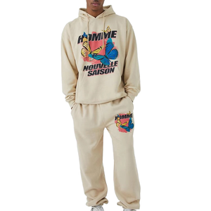 Conjuntos deportivos de sudadera con capucha y pantalones jogger estilo cargo, transpirables, unisex, en venta. - Product Image 1