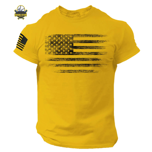 Camisetas de Alta Calidad 100% Algodón para Hombre, Estilo Urbano, Venta al Por Mayor, Secado Rápido, Anti-Pilling, Corte Regular, Manga Corta, 180 Gramos - Product Image 5