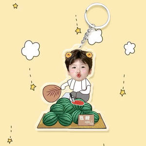 Porte-clés d'anime personnalisés, mignons et accrocheurs, en matériau mica, style imitation antique, souvenirs vietnamiens pour la décoration de la maison - Product Image 6