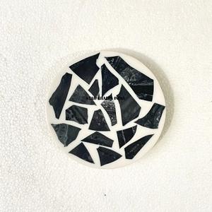 Posavasos para taza de té, posavasos de madera y resina para bebidas, almohadillas redondas de madera para aislamiento térmico, alfombrillas y almohadillas elegantes, utensilios de cocina - Product Image 2