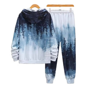 Survêtement pour homme respirant et léger avec pantalon durable et veste élégante, idéal pour la routine quotidienne - Product Image 2