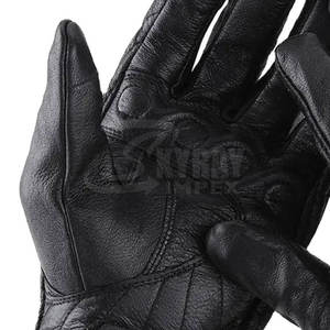 Gants de moto de protection complète des doigts Gants de course de moto respirants en cuir souple - Product Image 6