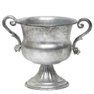 Venta caliente florero de urna de flores de plata para la decoración del hogar diseño único jarrones de urna de flores de mesa de boda para la venta - Product Image 1