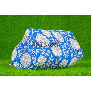 Sac à cosmétiques en coton bohème fait à la main, style indien, petite trousse de maquillage de voyage, élégante trousse de toilette, ensemble de pochettes - Product Image 6