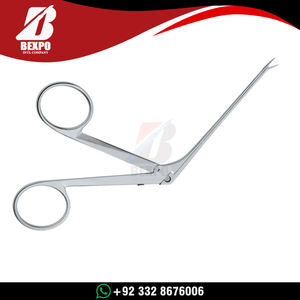 Juego de Pinzas Microlaringales de 2 x 250 mm, Pinzas de Biopsia de Acero Inoxidable para Instrumentos Quirúrgicos ORL - Product Image 5