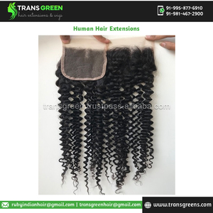 เรมี่ผมมนุษย์100% บริสุทธิ์ยังไม่ผ่านกระบวนการผมชาวอินเดียผมหยิกเป็นลอนลึกเกรดมาตรฐาน - Product Image 4