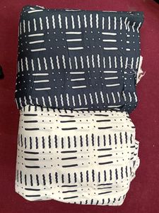 Venta al por mayor de bloques de mano orgánicos impresos 100% tela de algodón suave tinte Natural para coser cortinas para niños almohadas fundas para bolsos de vestir - Product Image 3