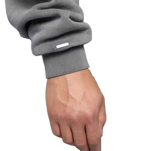 Sweats à capuche en molleton délavé à l'acide pour hommes Automne Respirant Écologique Couleurs et tailles personnalisables Fabriqué au Pakistan - Product Image 4