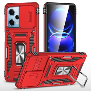 Béquille couverture arrière à la mode nouvelle <span class=keywords><strong>coque</strong></span> de téléphone pour <span class=keywords><strong>Xiaomi</strong></span> <span class=keywords><strong>Redmi</strong></span> <span class=keywords><strong>Note</strong></span> 12 <span class=keywords><strong>11</strong></span> 5G Poco X5 couvercle d'objectif coulissant PC <span class=keywords><strong>coque</strong></span> en TPU - Product Image 1