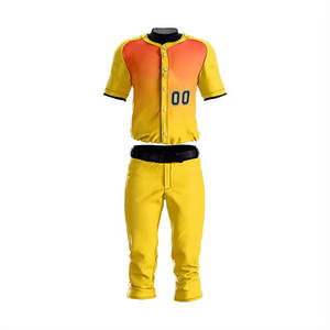 Nouvelle arrivée sur mesure propre Logo Baseball uniforme ensemble fabriqué en usine conception Unique Baseball uniforme pour adultes - Product Image 2