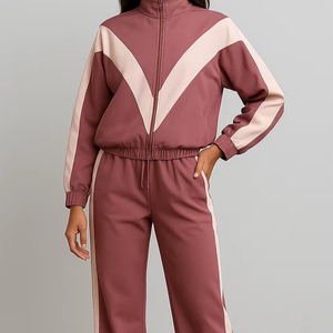 Chaqueta Cortavientos Impermeable Reversible para Mujer, Talla Grande, Transpirable, Ligera, con Cremallera, Estampado, Patchwork, para Viajes y Caminatas - Product Image 1