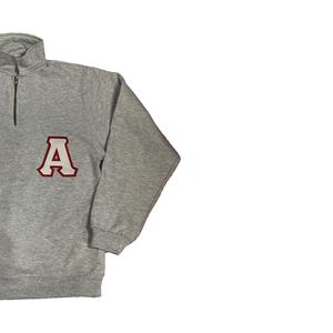 เสื้อครอปซิป 1/4 แขน ผ้าฟลีซ 100% คอตตอน สำหรับผู้ใหญ่ แบบยูนิเซ็กซ์  ปักลาย ระบายอากาศ น้ำหนักเบา แห้งเร็ว ลายพื้นสีพื้น ไซส์พลัส - Product Image 3