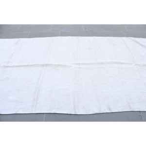 Alfombra Turca, Alfombra de Pasillo de 4.8x12.2 pies, Alfombra Vintage, Alfombra de Lana con Puntos Blancos y Grises - Product Image 4