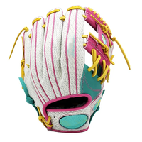 Gants de Baseball en cuir à usage professionnel 2024 mitaines de Softball personnalisables en gros gants de Baseball fabriqués au Pakistan