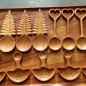 Factory Hand Carved Mushroom Multi <b>Tool</b> Logo-<b>engraved</b> <b>Wooden</b> Utensils for Kitchenware Tableware Utensils - Product Image 1