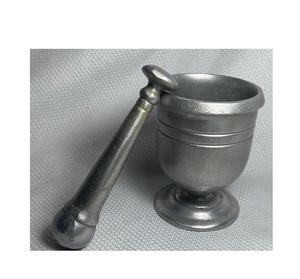 Mortier pilon en aluminium Moulin à épices fait main Mortier et pilon en aluminium pour prix de gros Offre Spéciale - Product Image 2