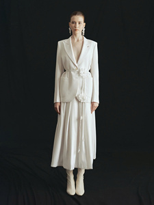 กระโปรงดอกมะลิหรูหราคุณภาพสูงสำหรับผู้หญิงจากคอลเลกชันในฝันของเวียดนามสำหรับใส่ในออฟฟิศไซส์ XS ยาวสำหรับฤดูร้อน - Product Image 2