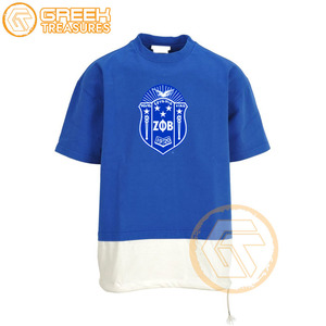 Camisetas Casuales Personalizadas al por Mayor para Mujeres de Zeta Phi Beta con Bordado, Ropa de Sororidad, Algodón de Alta Calidad - Product Image 4