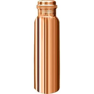 Stylish Traditional Hammer Pattern Copper Water Bottle <b>Set</b> Hammered Finish Copper Bottle for Detox Water Copper Bottle - Product Image 3