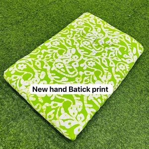 Tela de algodón batik hecha a mano más vendida, tinte Natural para blusa, pantalones y decoración del hogar, 45 pulgadas de ancho, 200 GSM - Product Image 3