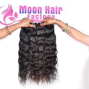 Cheveux humains indiens naturels bruts, vendeur de cheveux propres de la meilleure qualité, grossiste de fabricants d'extensions de cheveux ondulés en Inde - Product Image 2