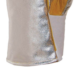 Venta al por mayor mejor diseño personalizado de piel de cabra Digital de cuero guantes de soldadura profesional Unisex guantes de soldadura - Product Image 6