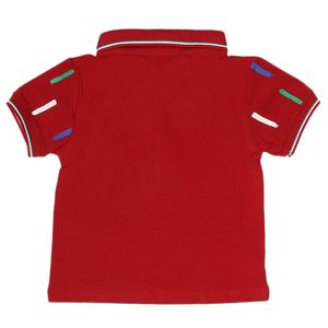 Camiseta Polo de Manga Corta para Niños - Color Granate - Product Image 2