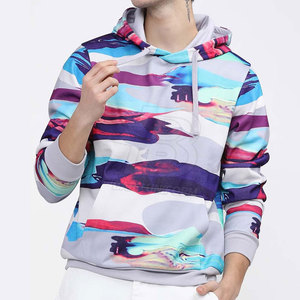 Sweat à capuche imprimé pour hommes à motif solide le plus récent Winter Street Wear Fabriqué au Pakistan Vente en ligne - Product Image 1