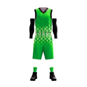 Vente en gros Maillot de basket-ball uniforme OEM logo personnalisé grande taille haute qualité 100% polyester unisexe - Product Image 1
