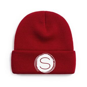 Bonnets Cachemire Femme Warm Skullies Cuffed Beanie - Product Image 4
