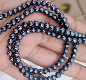 Cuentas facetadas de grado AAA de diamante de moissanita negro redondo de 5,50mm, excelente corte para joyería de moissanita y joyería personalizada - Product Image 2