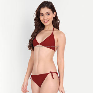 Nardon Apparel 2025 Summer Women's Sexy 2-Piece Bikini Set avec taille haute Bottom Front Logo Hollow Mesh Design - Product Image 3