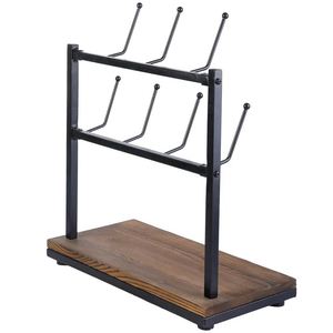 Wood Metal <b>Tree</b> Mug Stand Classic Cup Holder Coffee Mug Holder for Home Kitchenware Hotel <b>Tabletop</b> Kitchen Counter Made in India - Product Image 2