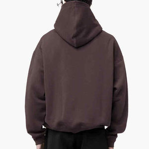 Gran oferta 2025, sudaderas con capucha de algodón de rizo cuadrado, sudaderas con capucha personalizadas, sudaderas Vintage de gran tamaño de alta calidad, mangas completas, hombros caídos - Product Image 3