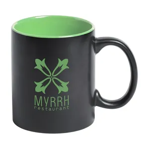 Mug en céramique noir personnalisé Bavary, articles promotionnels avec merchandising sur mesure - Product Image 2