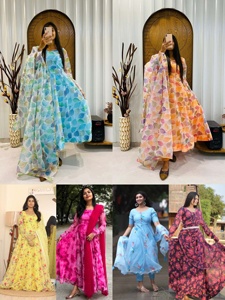 Nuevo festival de seda de algodón impreso saree con blusa de las mujeres indias desgaste sari mejor precio al por mayor surat - Product Image 5