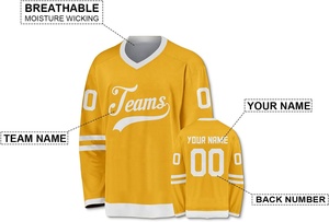 Jerseys de hockey personalizados, impresión por sublimación, jersey de hockey sobre hielo con número de nombre para hombres y mujeres - Product Image 2