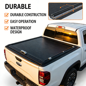 ฝาปิดกระบะท้ายแบบม้วนเก็บได้ สำหรับรถกระบะ ISUZU D-MAX/Ford F150/Chevy Silverado ปี 2015 ขึ้นไป กันน้ำ ทำจากอลูมิเนียม - Product Image 2