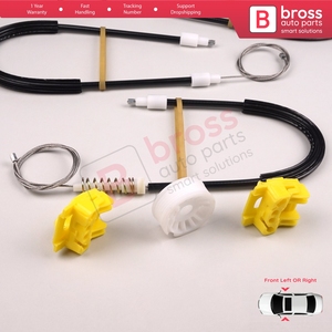 ชุดซ่อมมอเตอร์กระจกไฟฟ้า BWR618 สำหรับประตูหน้าซ้ายหรือขวา สำหรับรถยนต์ 9-3 MK2 YS3F E50 ปี 2002-2015 แบบ 4/5 ประตู 12755683 12755684 - Product Image 6