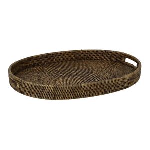 Plateau de service en rotin en osier de bambou naturel de haute qualité pour ustensiles de cuisine accessoires de maison et artisanat de décoration - Product Image 3
