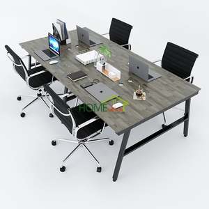 ACONCEPT Assembly 4-Piece Cluster <b>Desk</b> <b>Set</b> (240x120) Luxury Minimalist Design for Home Office or Student Study HBAC015 - Product Image 1