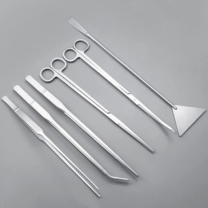 Kit d'outils d'aquarium en acier inoxydable 6 pièces ensemble d'outils de réservoir de plantes de poisson multifonctionnels avec pince à épiler pour la beauté et les soins personnels - Product Image 6