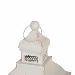 Juego de linternas de grado premium con linternas de mango colgante con acabado dorado en forma de rectángulo para decoración del hogar - Product Image 3
