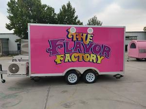 Meilleur vendeur, camion de nourriture multifonctionnel en acier inoxydable de haute qualité, camion de nourriture/van/remorque de vente ambulante pour les collations et la restauration rapide - Product Image 4