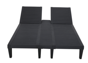 Chaises longues doubles en plastique <span class=keywords><strong>pour</strong></span> patio de <span class=keywords><strong>piscine</strong></span>, chaises longues <span class=keywords><strong>pour</strong></span> bain de soleil au bord de la <span class=keywords><strong>piscine</strong></span> - Product Image 6