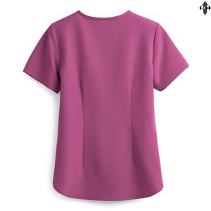 Uniformes Médicos Unisex de Algodón/Poliéster Tejido, Uniformes de Enfermería Cortos para Personal Médico Femenino, Ropa de Hospital, Color Personalizado, OEM/ODM - Product Image 3